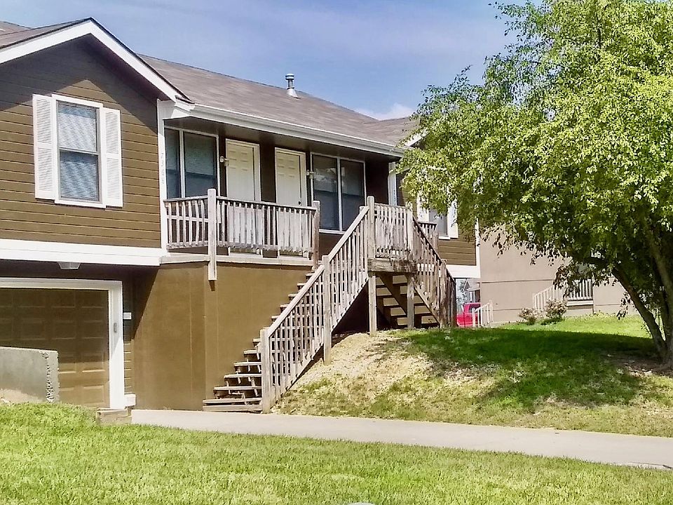 Outside of unit. Unit is on right side of duplex.