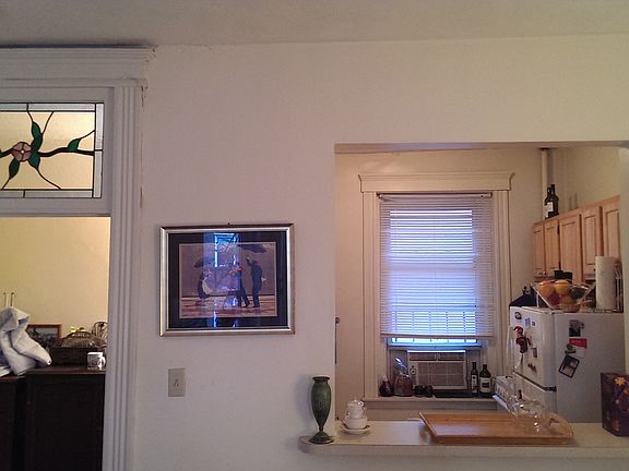 View from main room to kitch