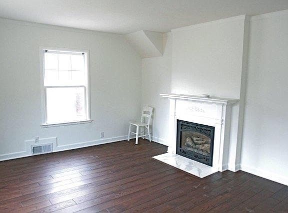 First Floor living room with fireplace
