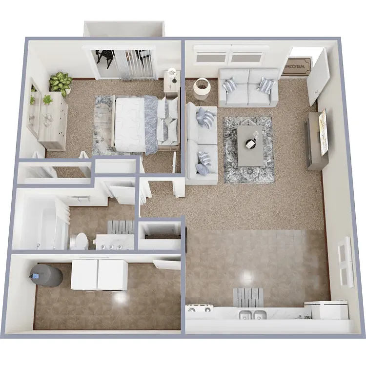 Floor plan 1 Bedroom