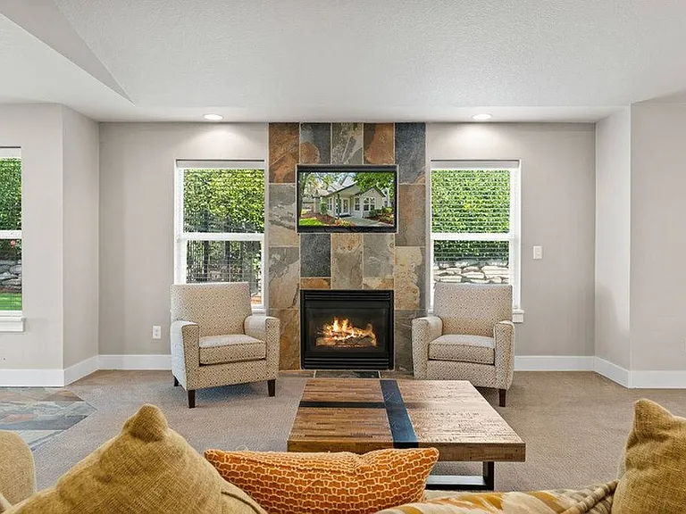 Fireplace in Clubhouse
