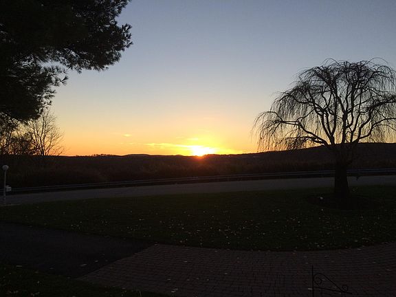 Sunset view from porch!