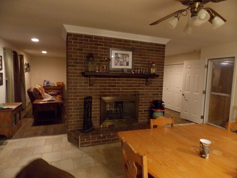 Fireplace in Kitchen