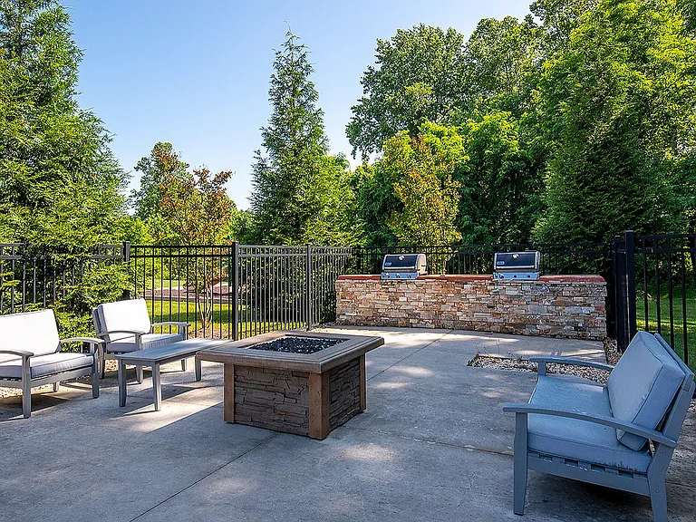 Grilling and Dining Terrace with Firepit