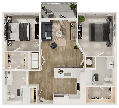 Floor plan B1a