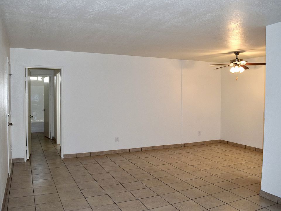 Living room and dining area