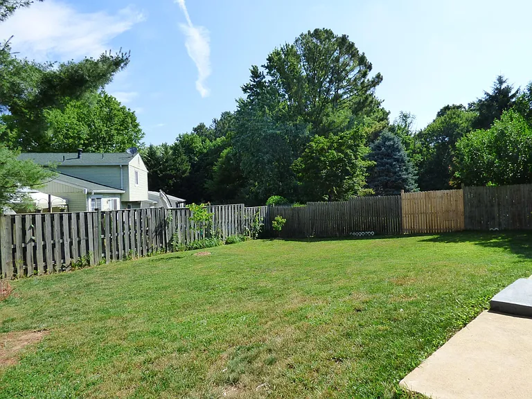 Fenced Back Yard