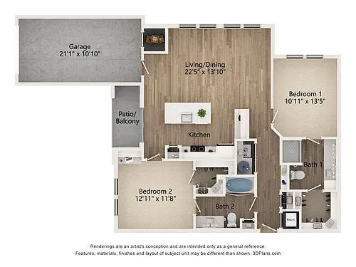 Floor plan Osbourne - G