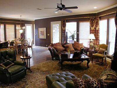 Family Room overlooks Breakfast Nook