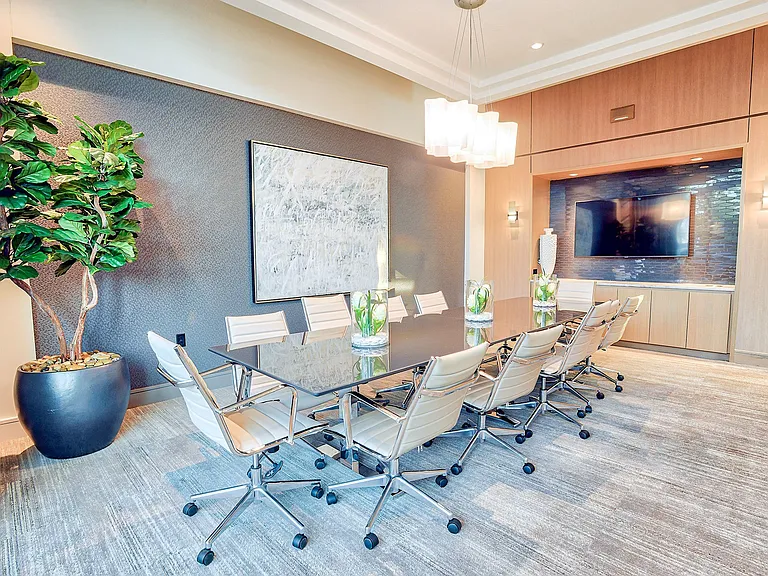 The Executive Conference Room is complete with presentation capabilities
