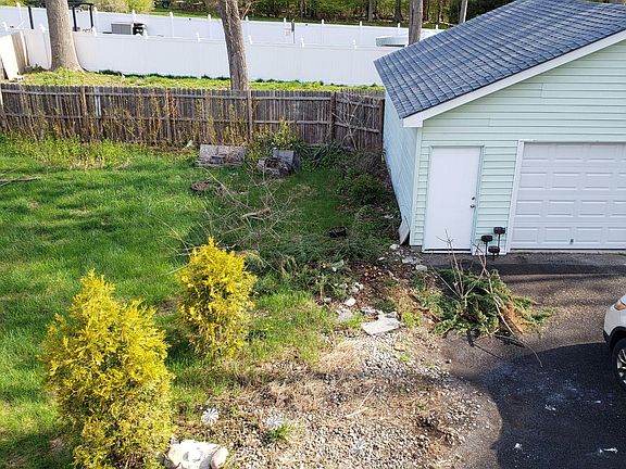 Part of backyard