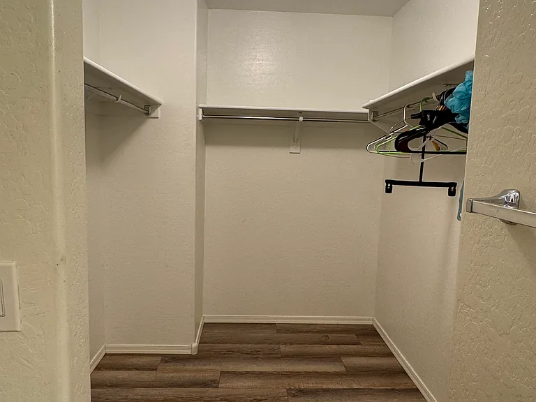 Master bedroom closet