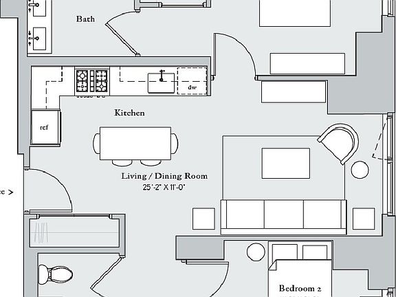2nd image of 1399 Park Ave #11A