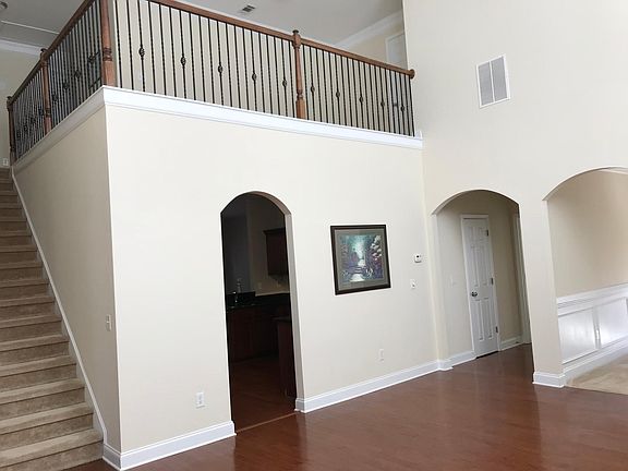 living room facing loft