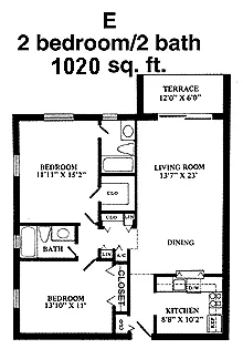 Floor plan Floor Plan E