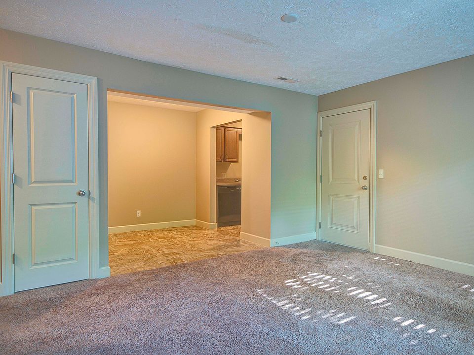 Living room and dining room
