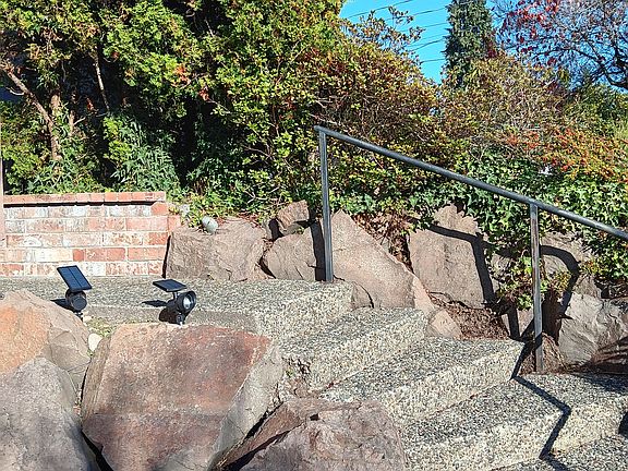 Small Stairs to the front entrance.
