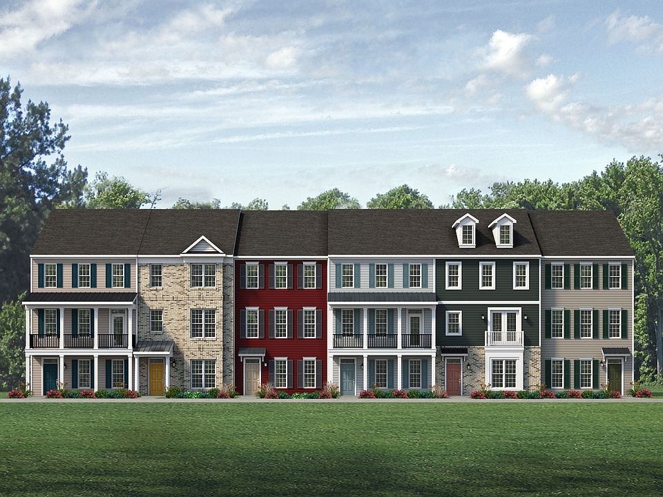 Randolph Pond 3Story Townhomes by Main Street Homes in Midlothian VA