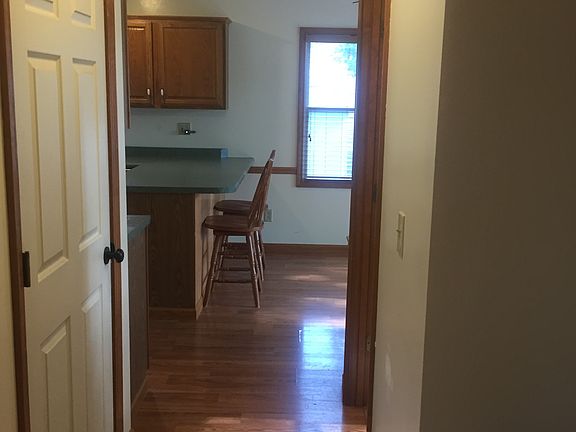Hallway leading into kitchen