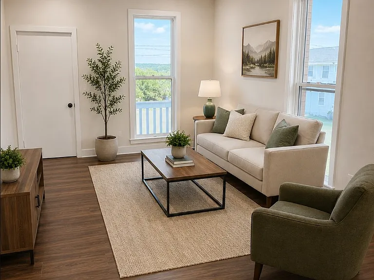 Living Room

 (Renovation in Progress Final finishes and appearance may vary slightly)