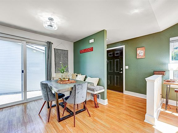 Sliding glass door from eating area>