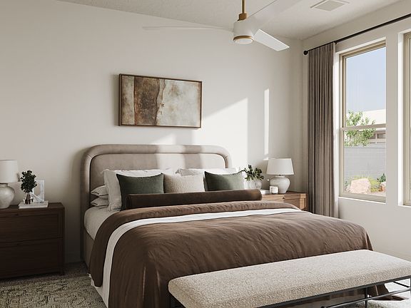 Sonoran Bedroom Rendering