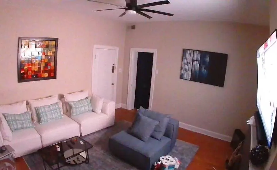 Living room, not pink!