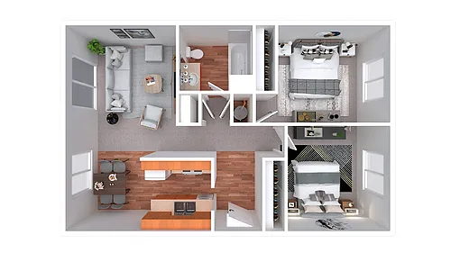 Floor plan 2 bedroom