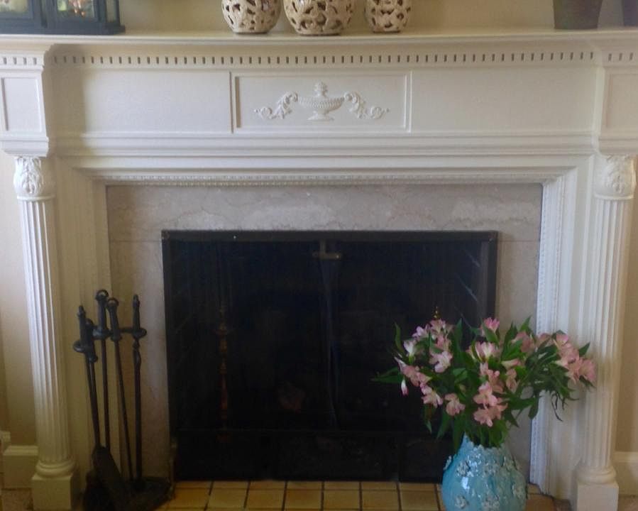 Beautiful Natural Fireplace