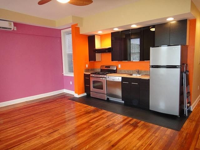 Open kitchen and living room