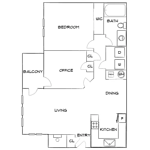 Floor plan Design 2B10 Premier