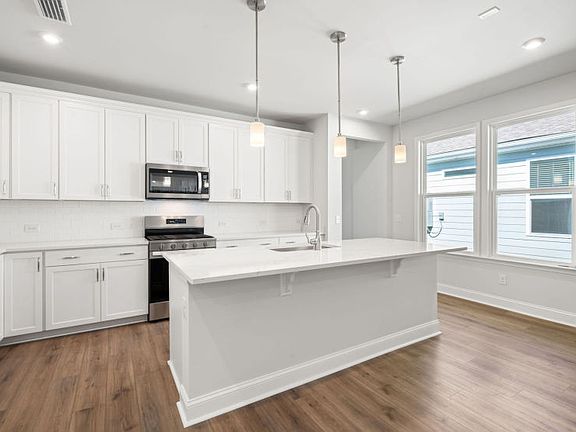 Kitchen with Oversized Island