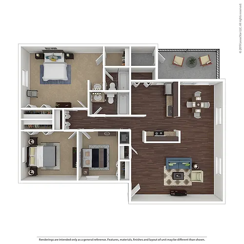 Floor plan Essex - 3x2