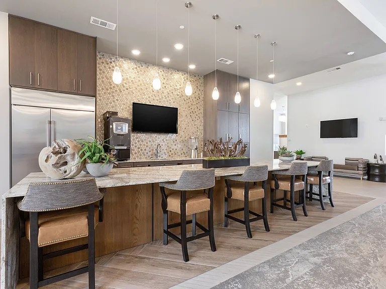 Club Lounge with Demonstration Kitchen