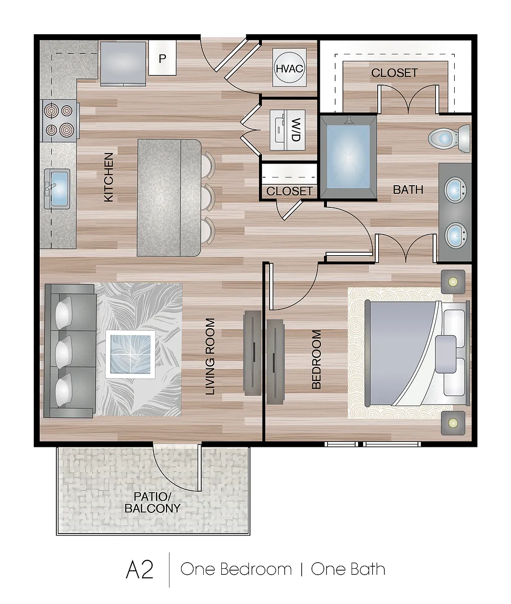 Floor plan One bedroom