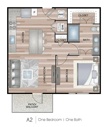 Floor plan One bedroom