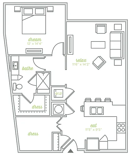 Floor plan A6a