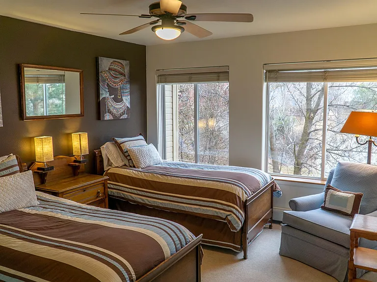 North bedroom, bottom floor.
