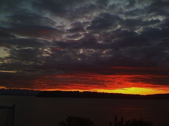 Summer Sunset from 180deg view deck