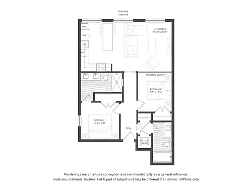Floor plan 2C-1