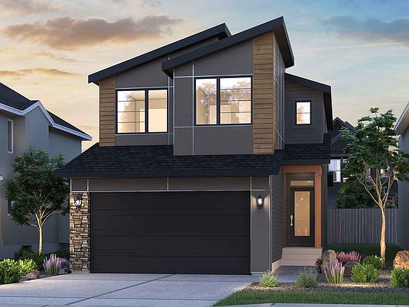 Rundle 24 Rustic Contemporary rendering for Creekstone by Brookfield Residential in Calgary