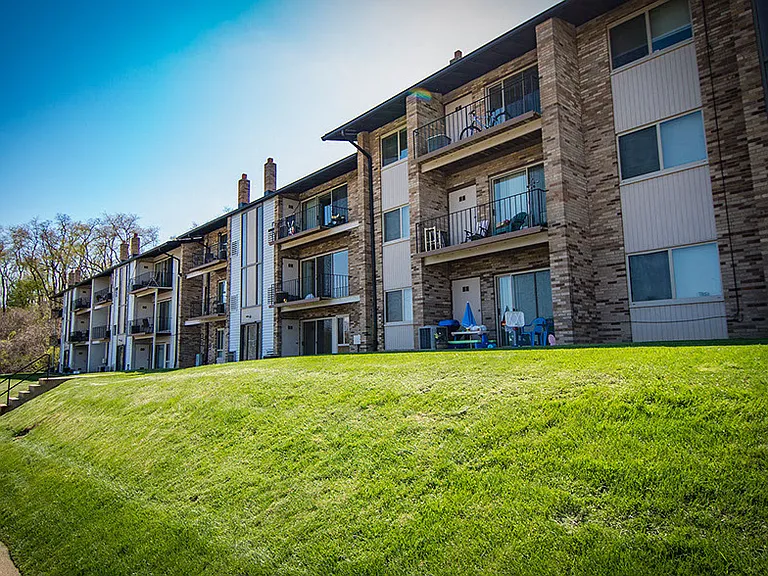 Crane Village Apartments Landscaped Exterior