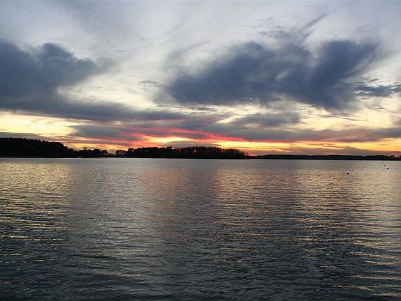 Winter Sunset From Dock