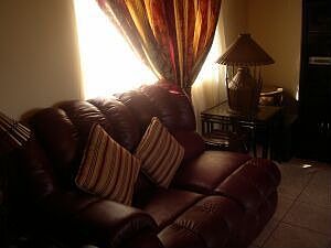 Family room with big TV