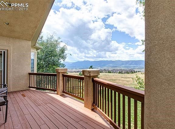 Enjoy a Wonderful Elevated View of the Front Range, Pikes Peak and the USAFA