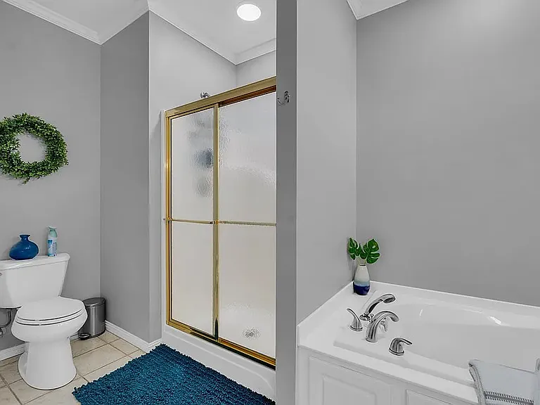Master Bedroom restroom, jet tub.