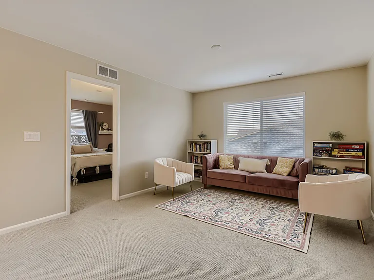 Upstairs loft space for board games and conversations!