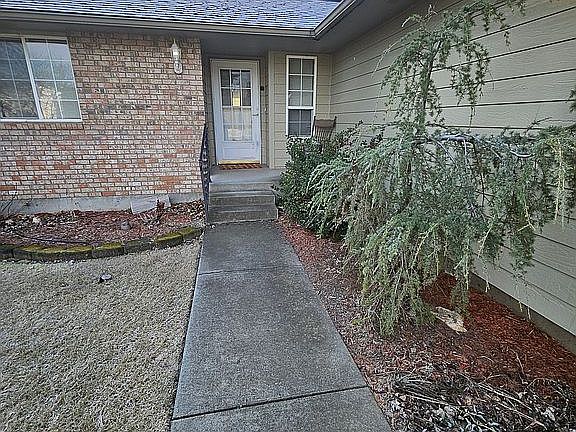 Street side entrance