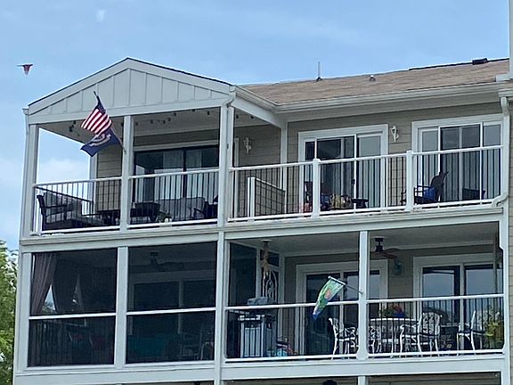 Top Floor Balcony - full length of condo