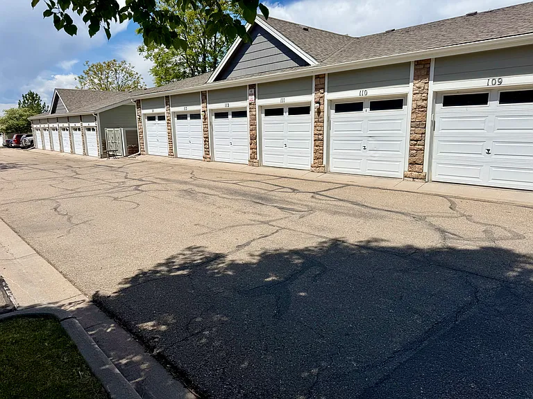 Detached garages.